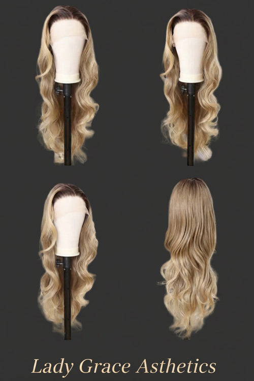 Beyonce Bombshell Wig(human blend)